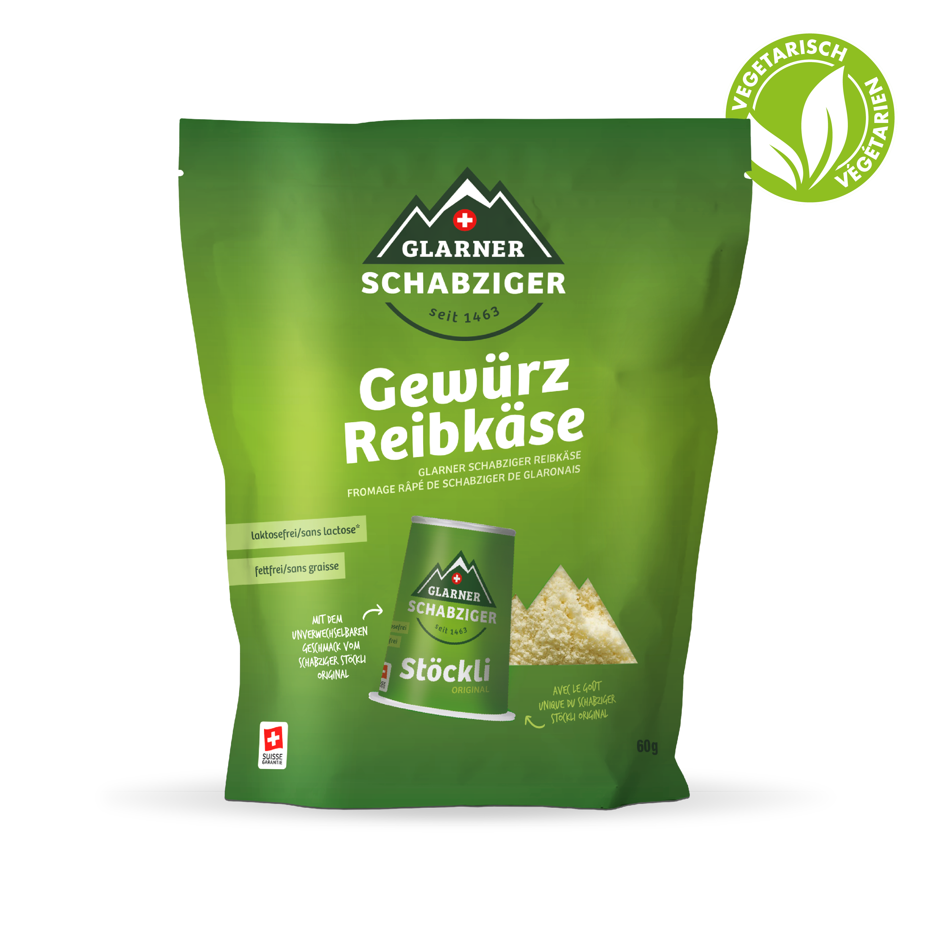 Schabziger Gewürz Reibkäse