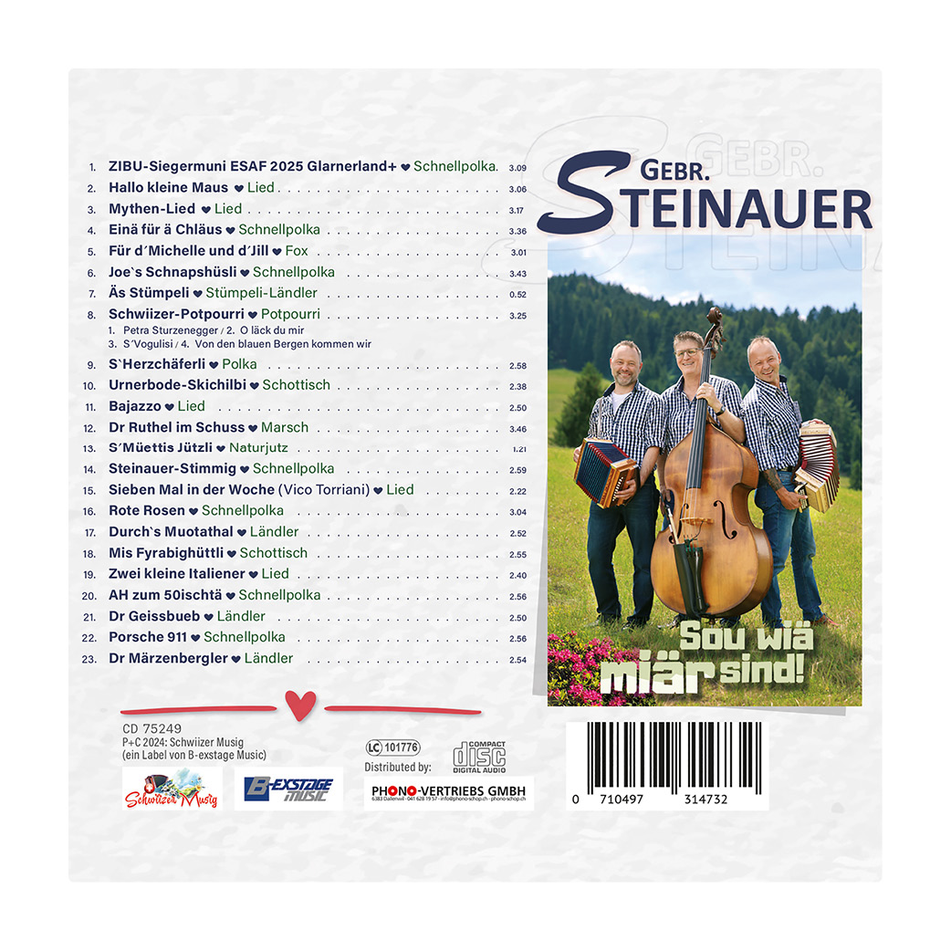 CD Gebrüder Steinauer CD Gebrüder Steinauer