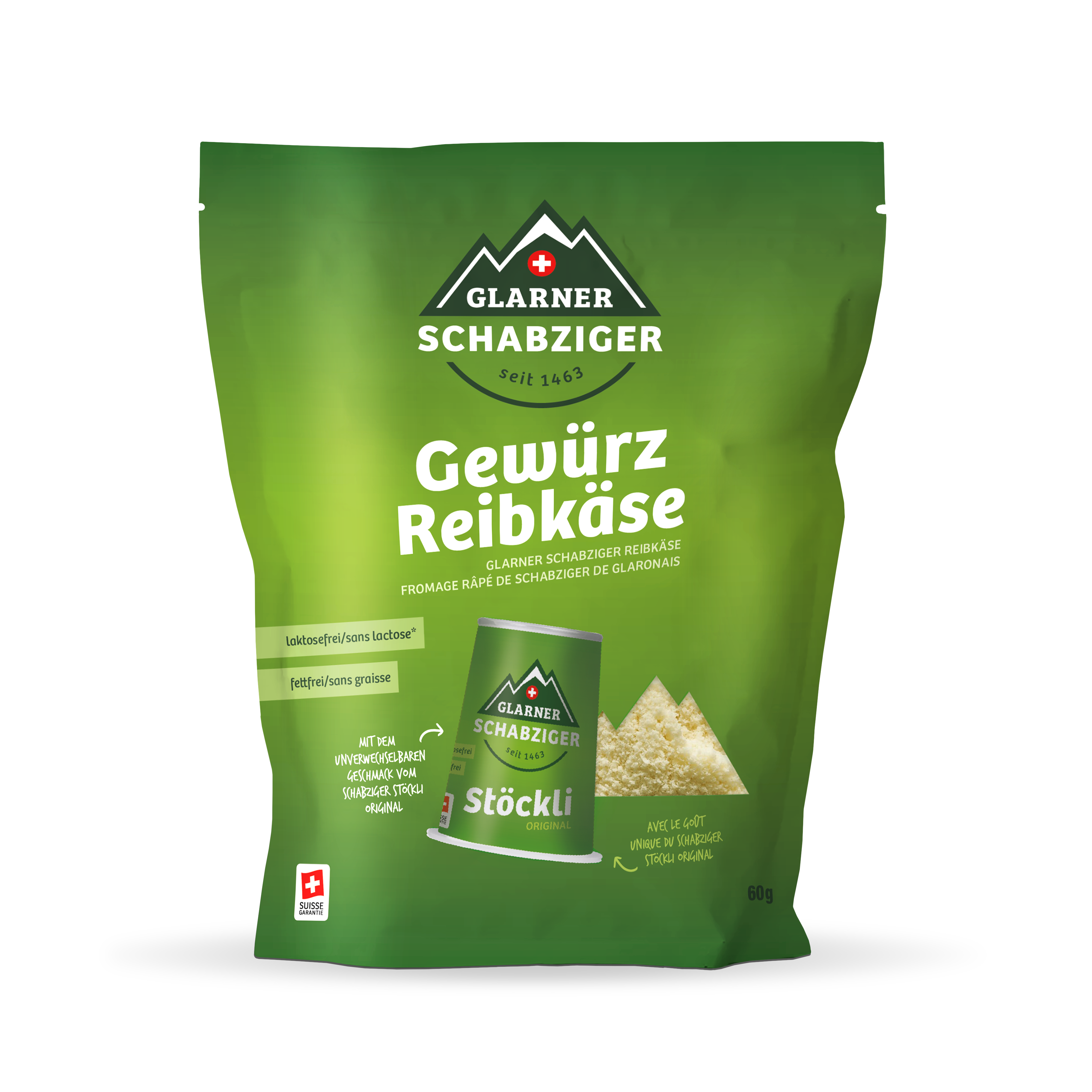 Schabziger Gewürz Reibkäse