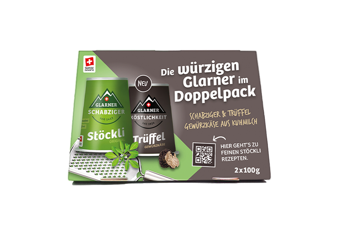 Die würzigen Glarner, 2 x 100g Die würzigen Glarner, 2 x 100g